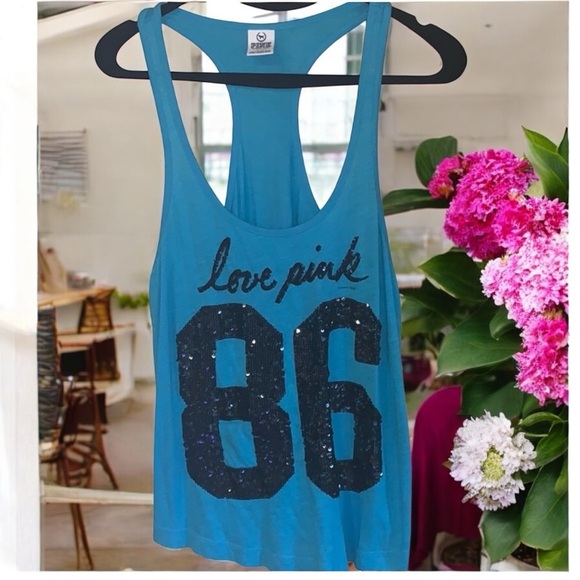 Victoria’s Secret pink Razorback tank top - Picture 1 of 5